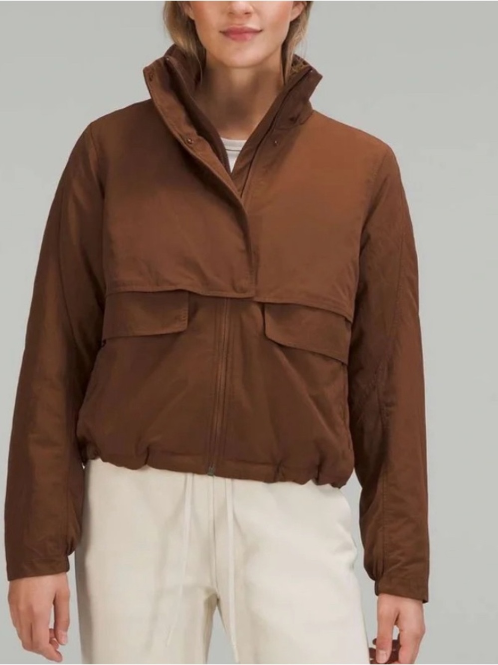 Lululemon Always Effortless Insulated Jacket in Roasted Brown Size: 2